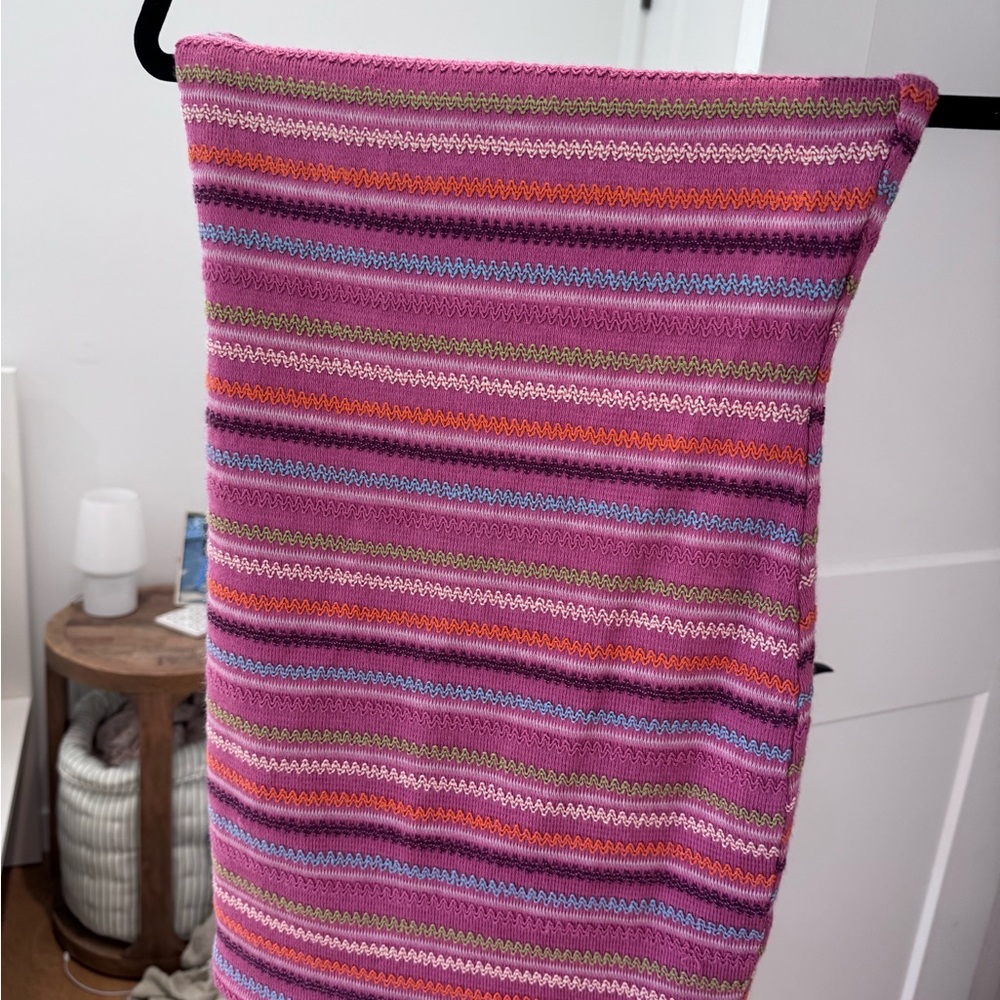 Striped Multicolor Women's Mini Dress